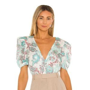 NWOT REVOLVE HEMANT & NANDITA Blue Bodysuit